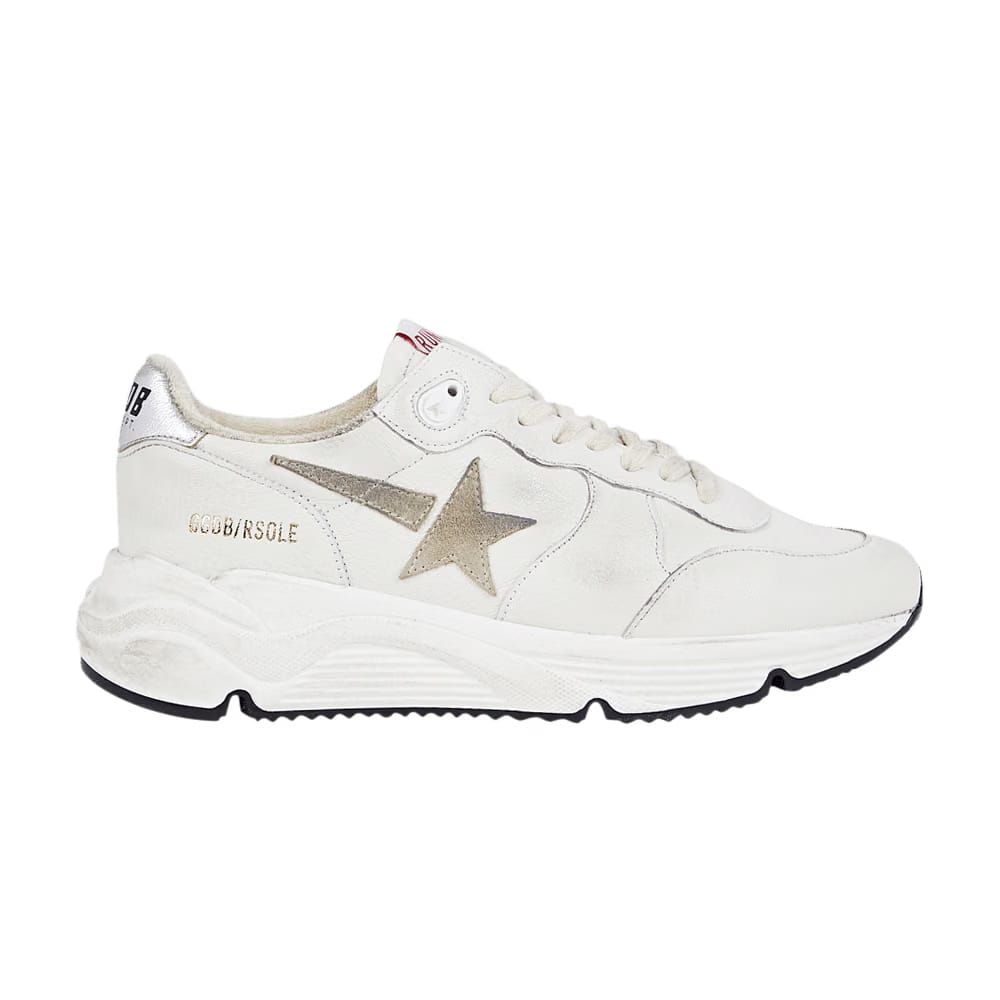 Golden Goose Wmns Running Sole 'White Taupe'