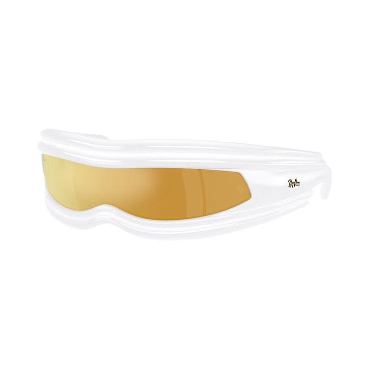 Ray-Ban x A$AP ROCKY Ultra-Wrap 001 Sunglasses White/Gold