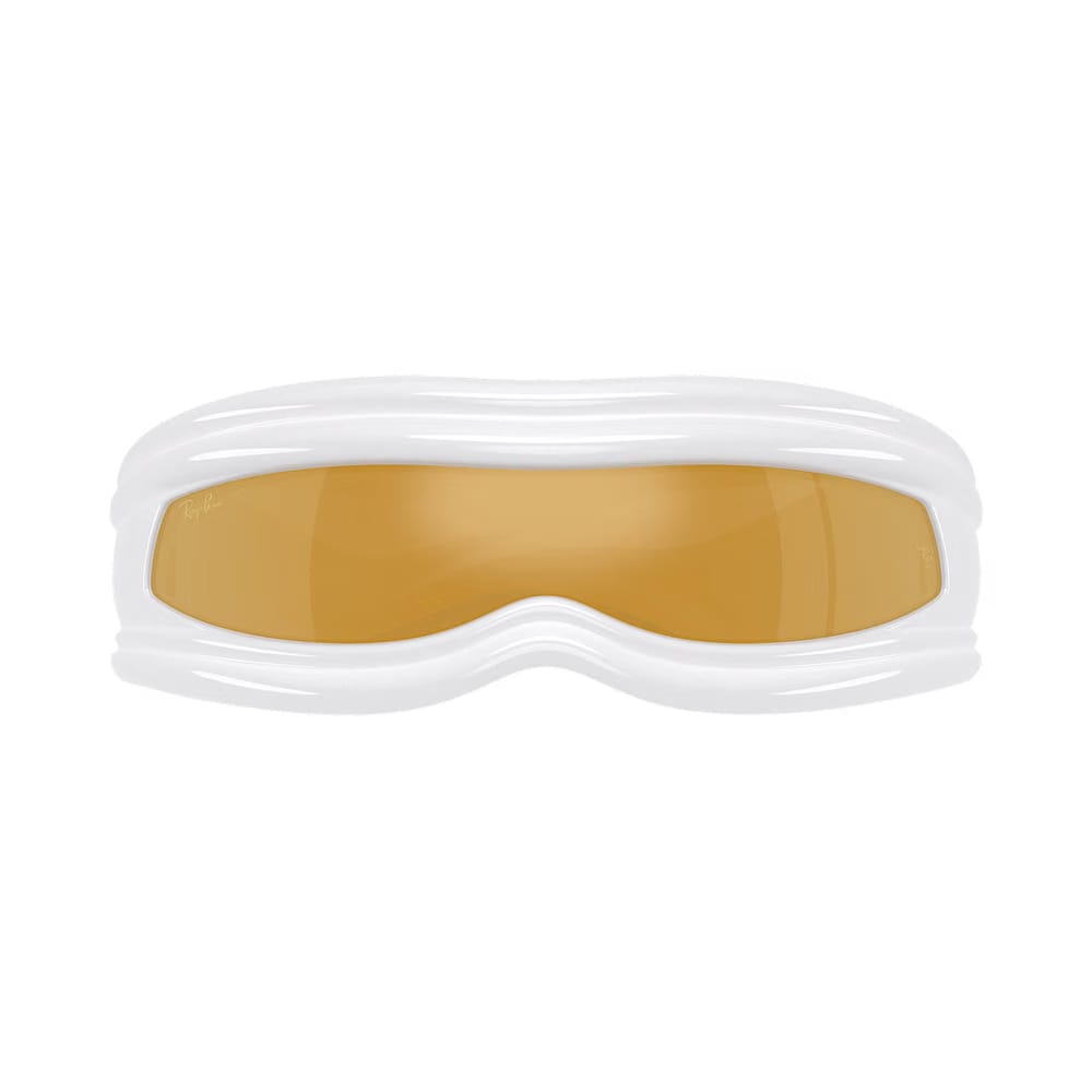 Ray-Ban x A$AP ROCKY Ultra-Wrap 001 Sunglasses White/Gold