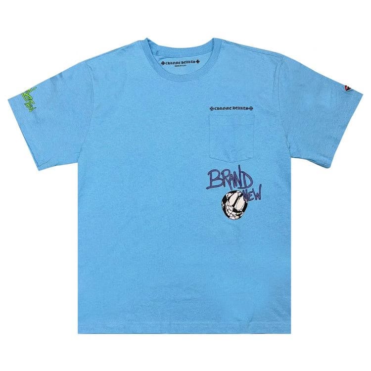 Chrome Hearts Matty Boy Brain New T-Shirt Baby Blue