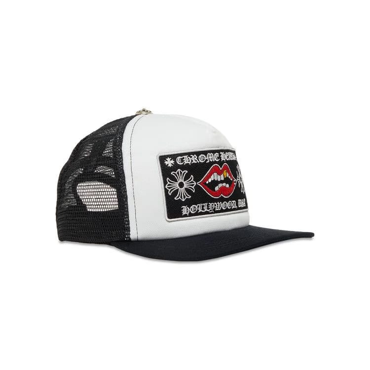 Chrome Hearts Chomper Hollywood Trucker Hat Black/White