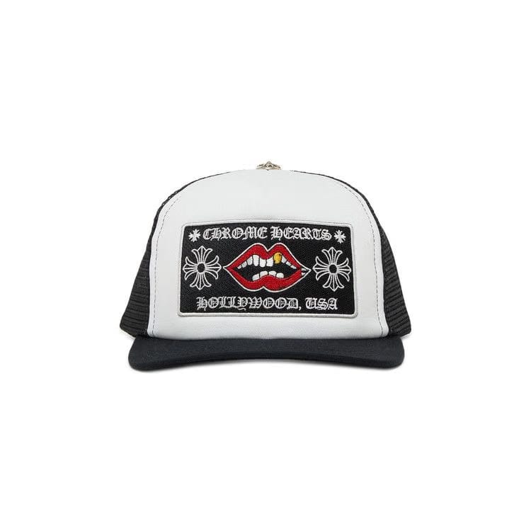 Chrome Hearts Chomper Hollywood Trucker Hat Black/White