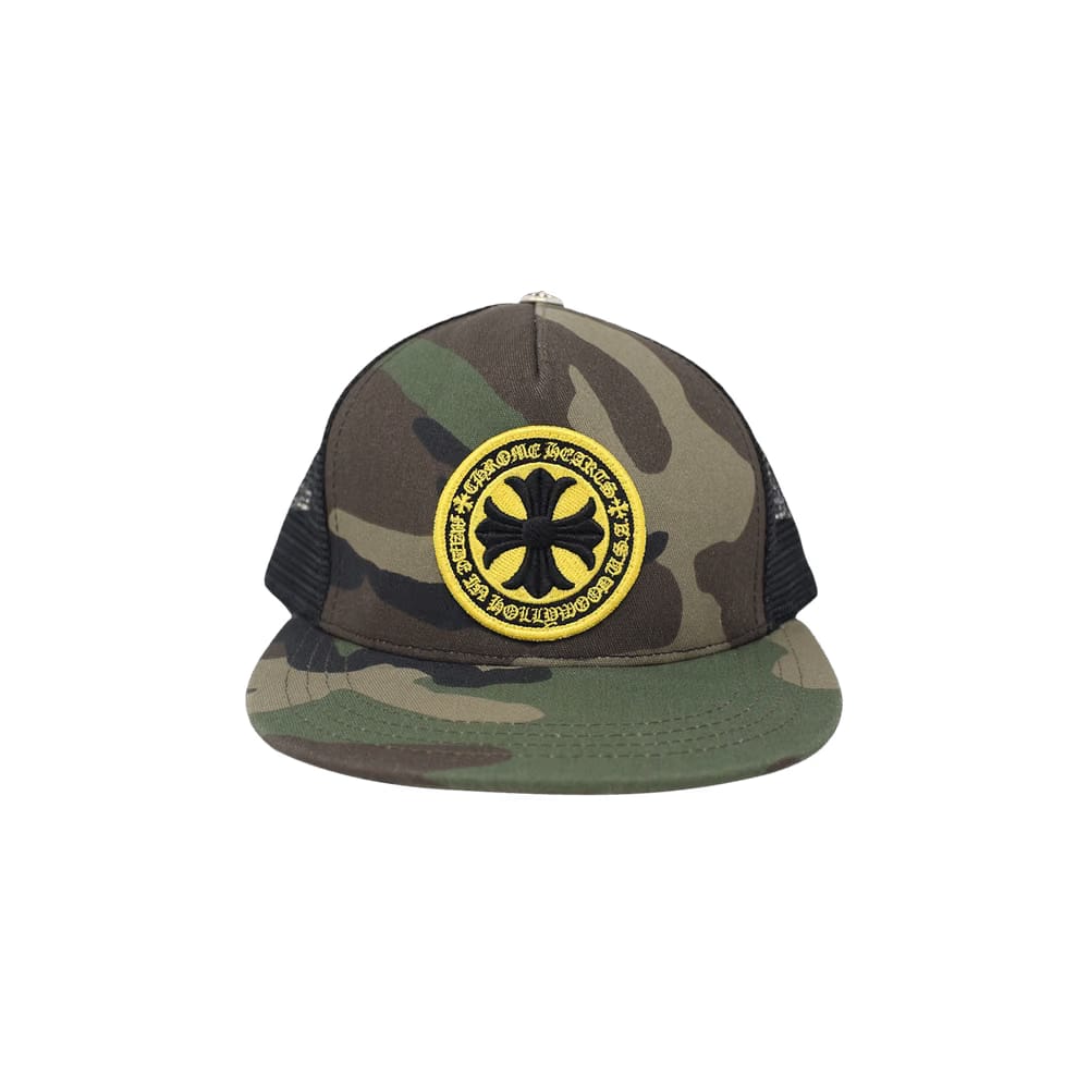 Chrome Hearts Plus Cross Seal Stamp Trucker Hat Camo