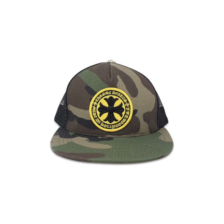 Chrome Hearts Plus Cross Seal Stamp Trucker Hat Camo