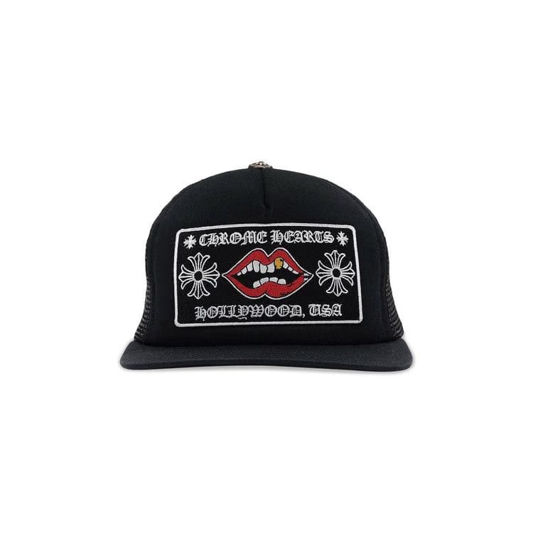 Chrome Hearts Chomper Hollywood Trucker Hat Black