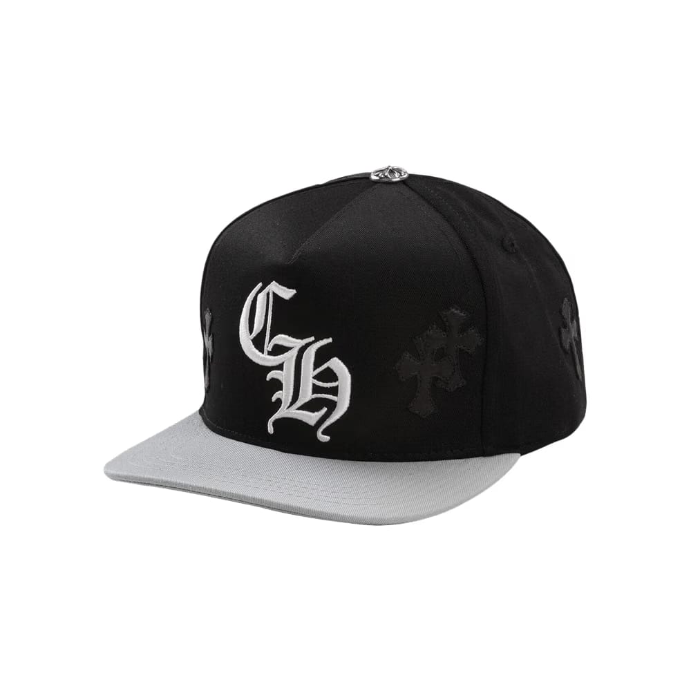 Chrome Hearts Cross Patch Hat Black/White