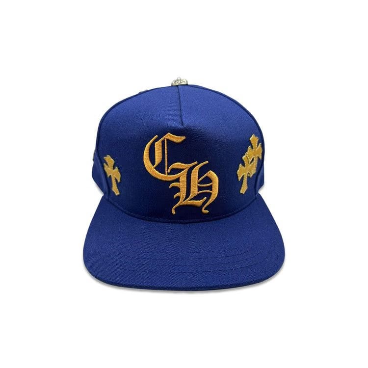 Chrome Hearts Cross Patch Hat Blue/Yellow