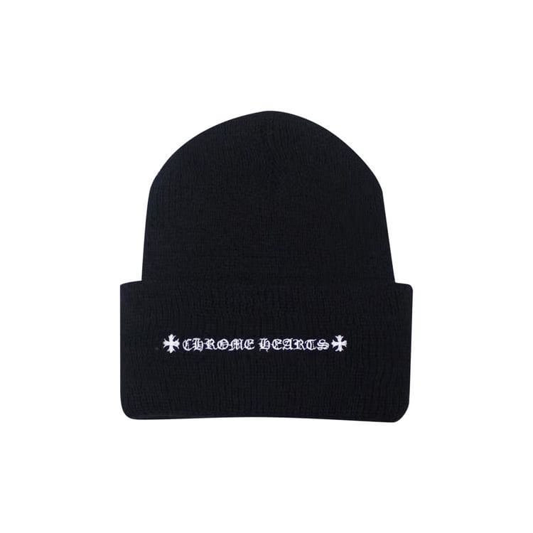 Chrome Hearts Plus Cross Beanie Black