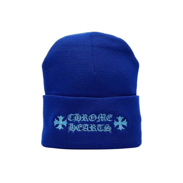 Chrome Hearts Logo Beanie Blue