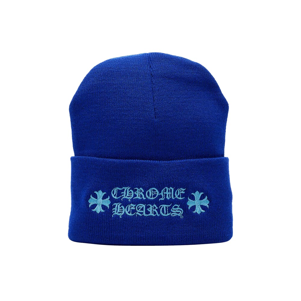 Chrome Hearts Logo Beanie Blue