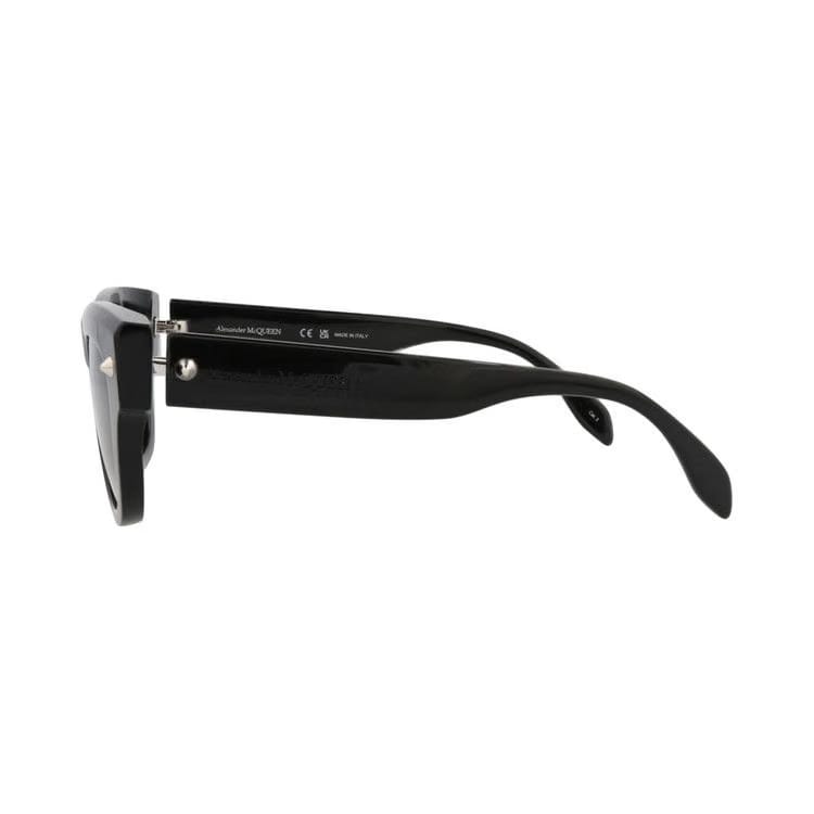 Alexander McQueen Square Sunglasses Black/Grey