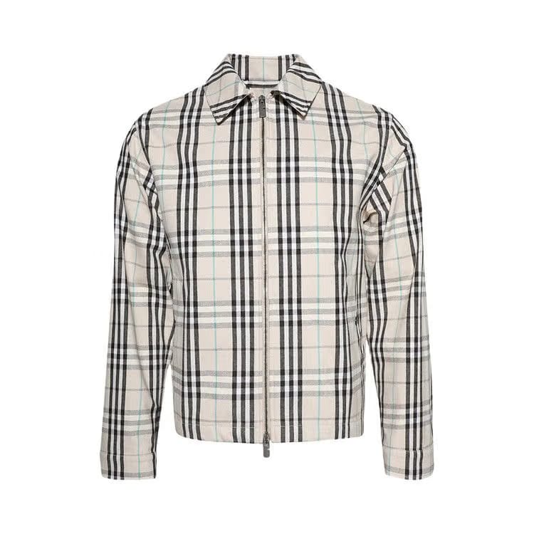 Burberry Check Harrington Jacket Husk