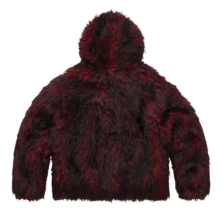 Supreme x Y’s Faux Fur Windstopper Hooded Bomber Jacket Red