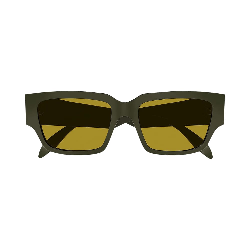 Alexander McQueen Square Sunglasses Green/Yellow
