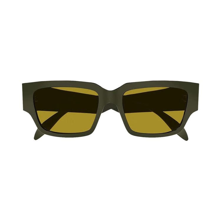 Alexander McQueen Square Sunglasses Green/Yellow