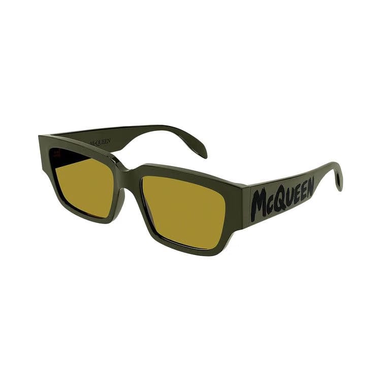 Alexander McQueen Square Sunglasses Green/Yellow