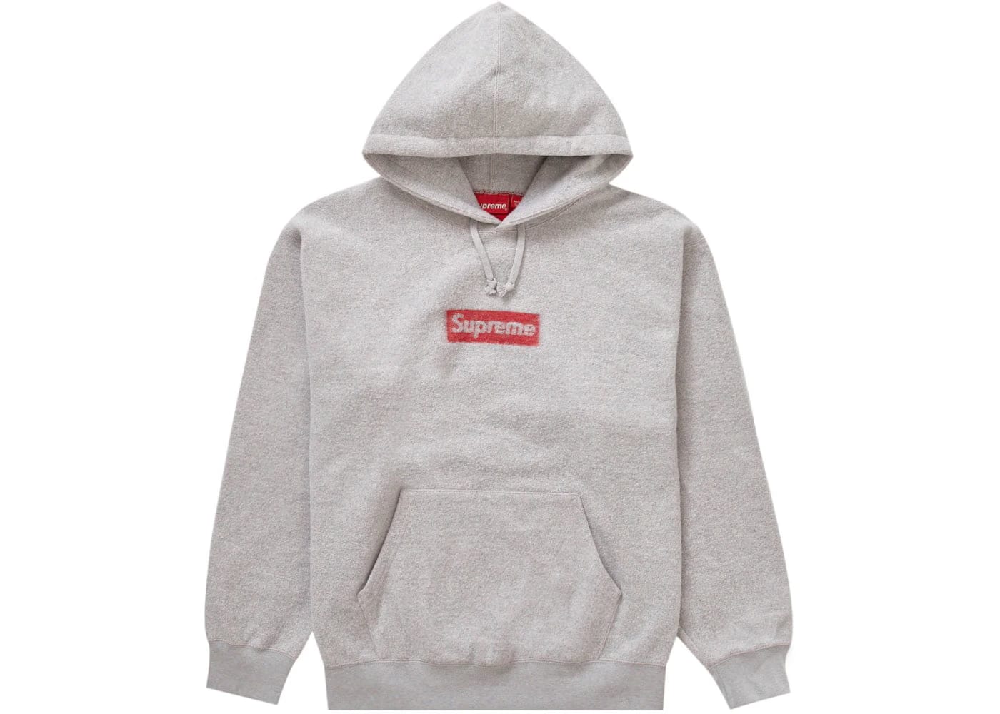Supreme Inside Out Box Logo Hoodie Heather Grey