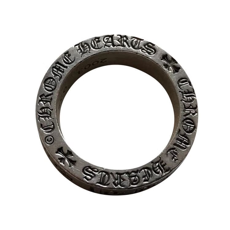 Chrome Hearts Fuck You Ring Silver