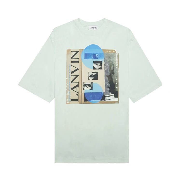 Lanvin Seasonal Print T-Shirt Sage