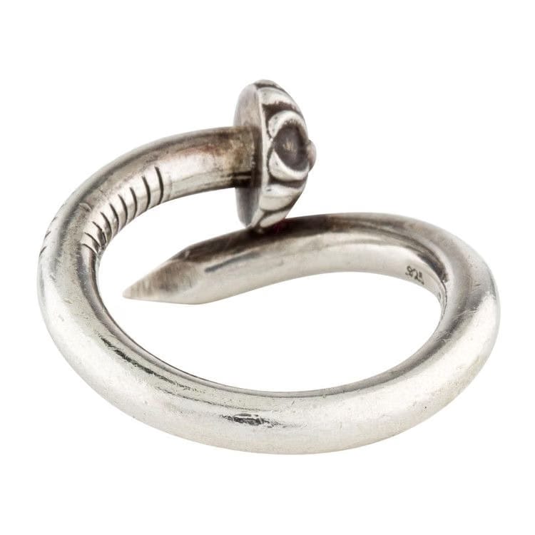 Chrome Hearts Nail Ring Silver