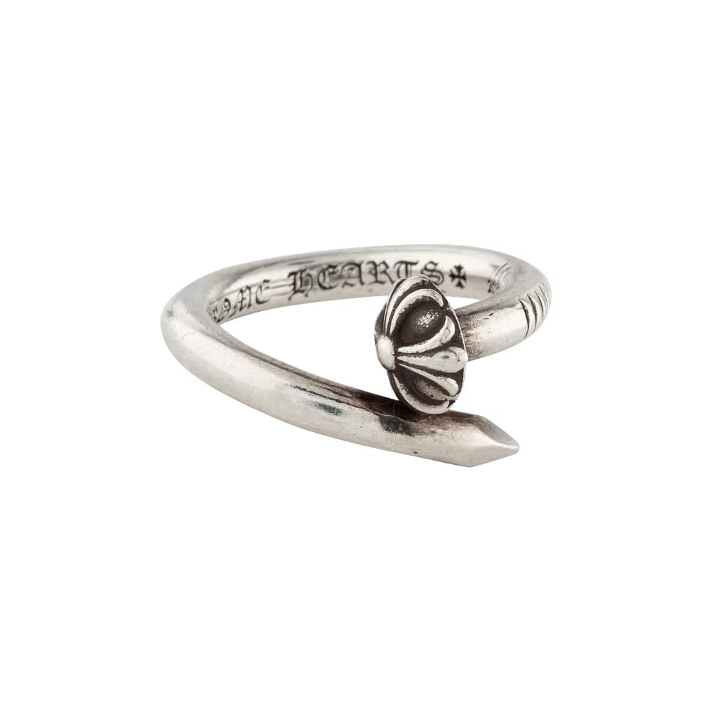 Chrome Hearts Nail Ring Silver