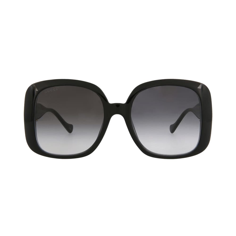 Gucci Square Frame Injection Sunglasses Black/Grey