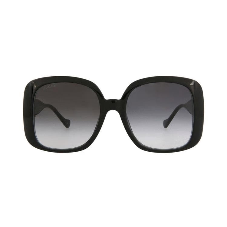 Gucci Square Frame Injection Sunglasses Black/Grey