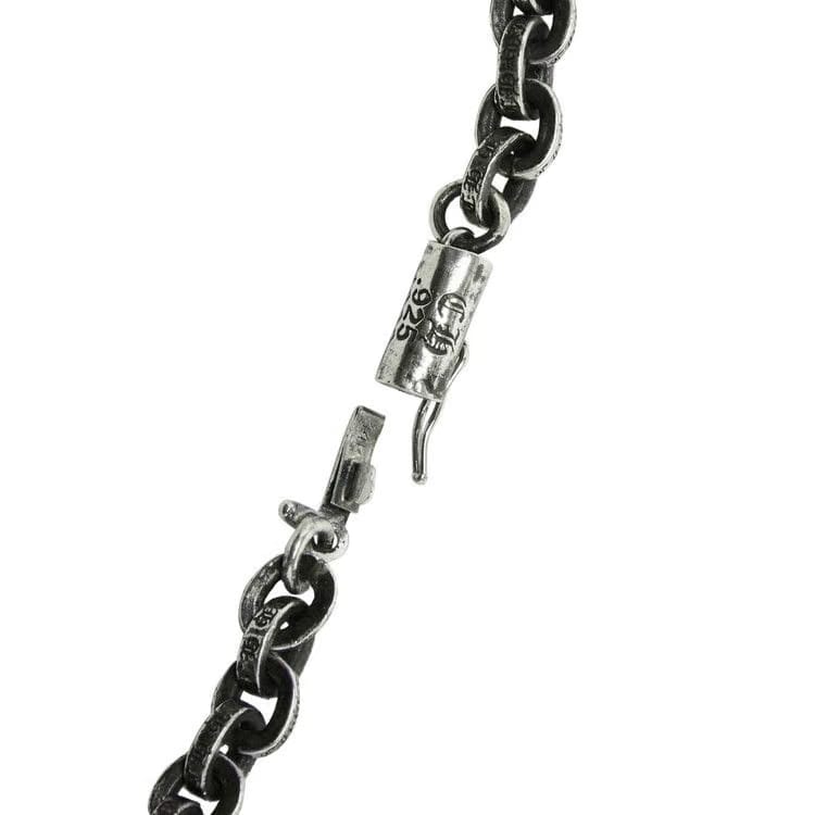 Chrome Hearts Paper Chain Necklace Silver