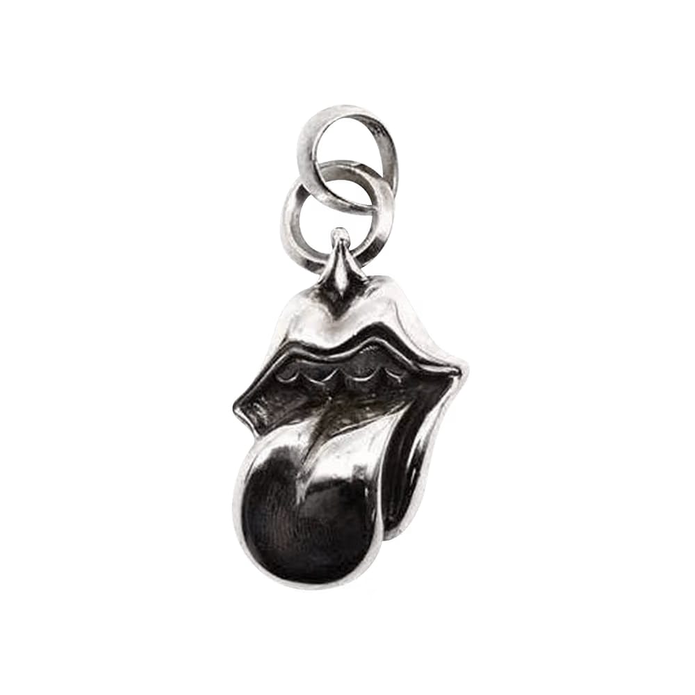 Chrome Hearts Rolling Stones Necklace Silver