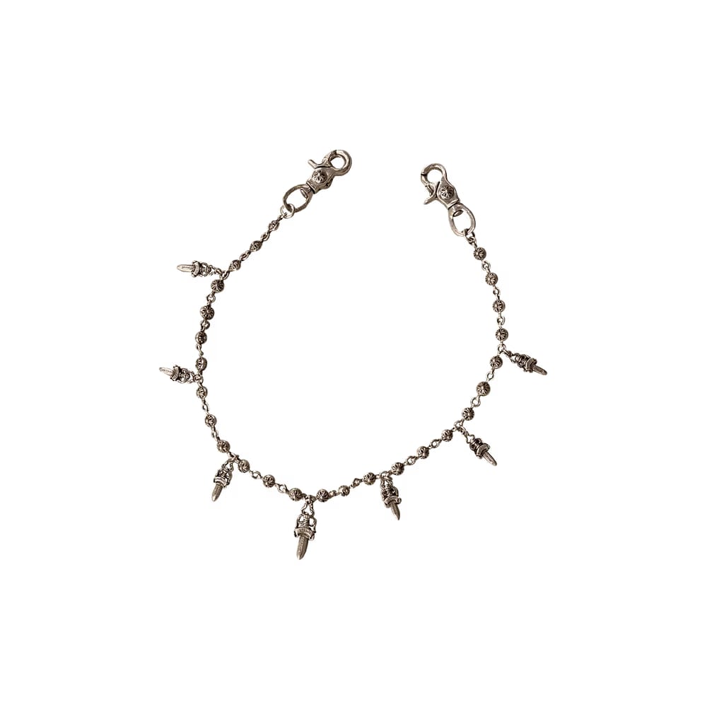 Chrome Hearts Dagger Pendant Wallet Chain Silver