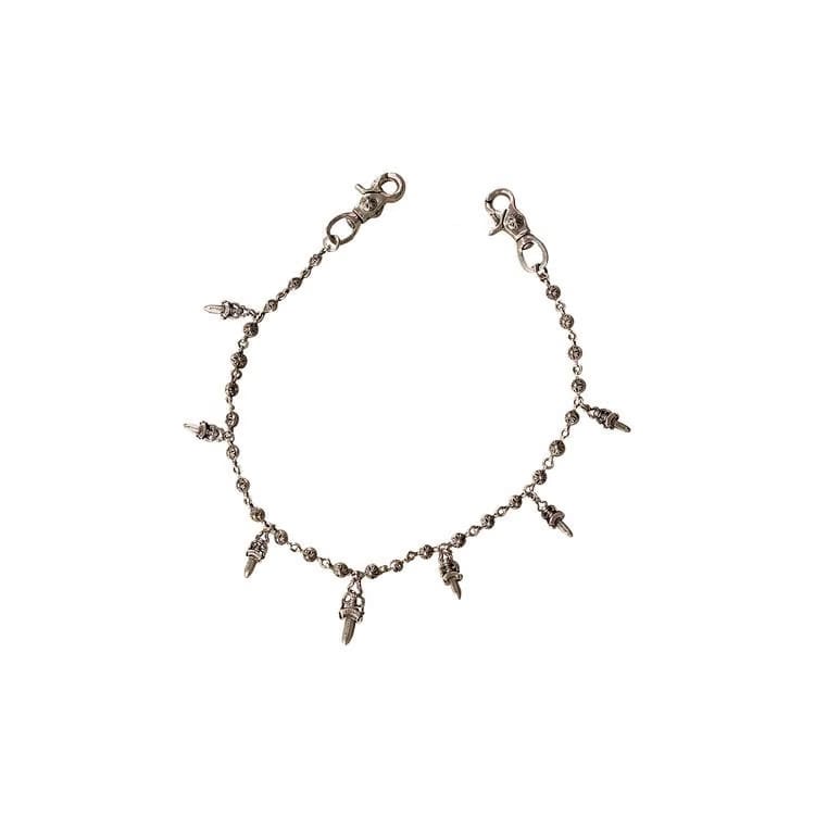Chrome Hearts Dagger Pendant Wallet Chain Silver