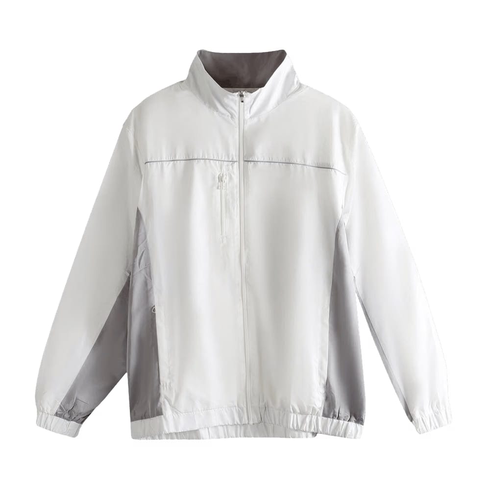 Malbon Peninsula Shell Jacket White