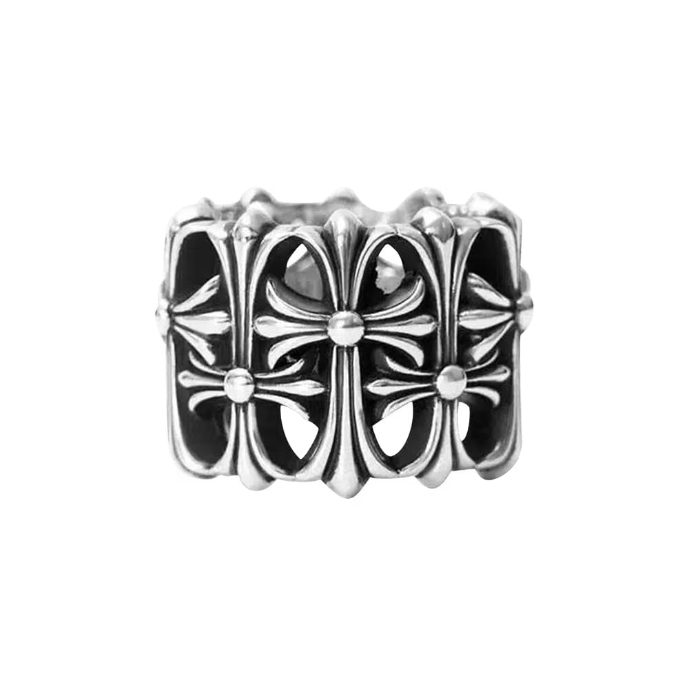 Chrome Hearts Cemetery Ring Silver