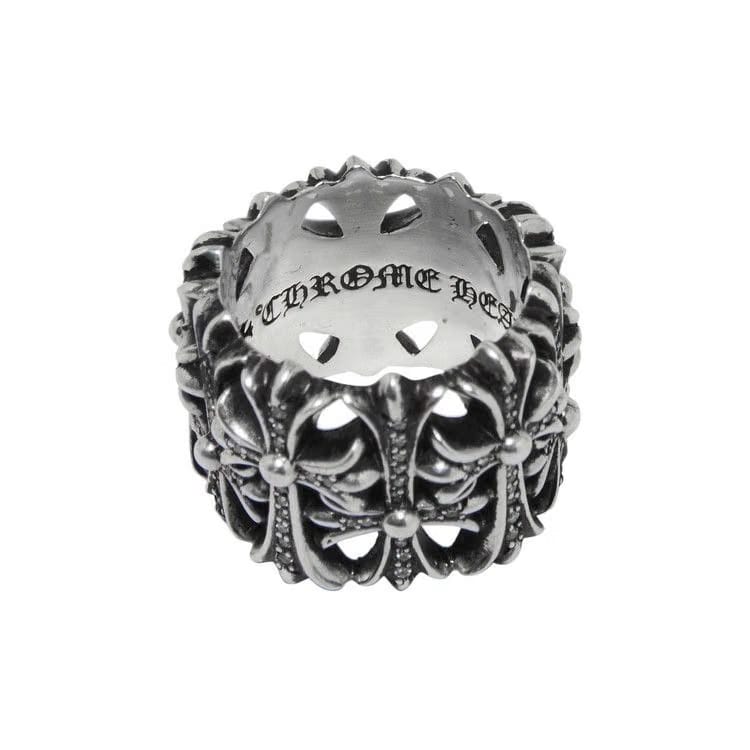 Chrome Hearts Cemetery Ring Silver