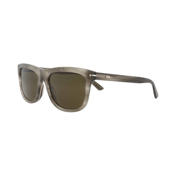 Gucci Square-Frame Recycled Acetate Sunglasses Havana Brown