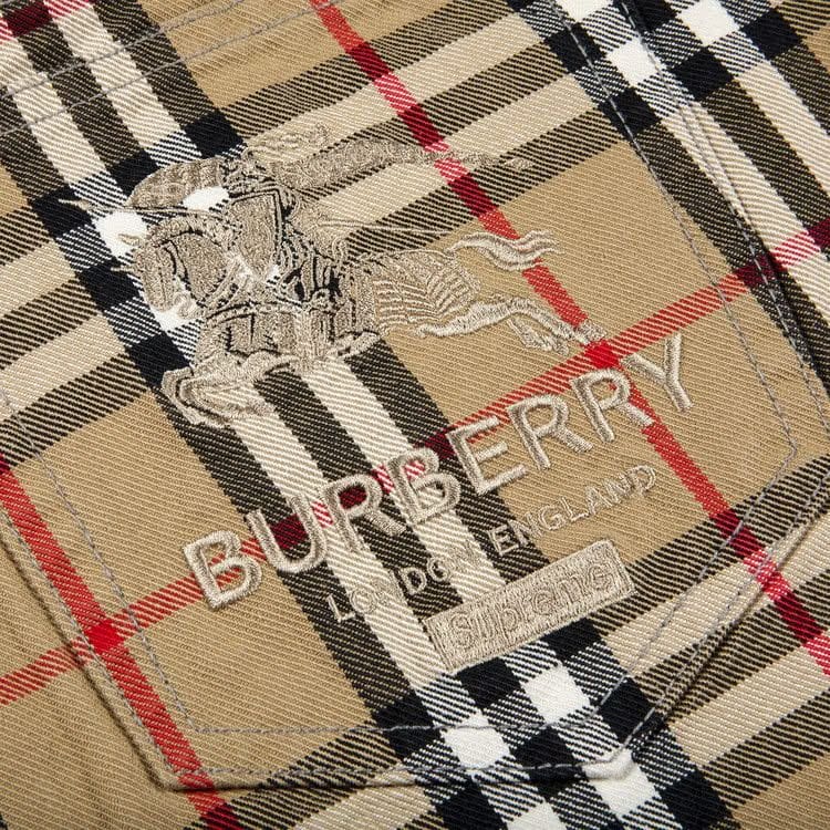 Supreme x Burberry Regular Jean Beige