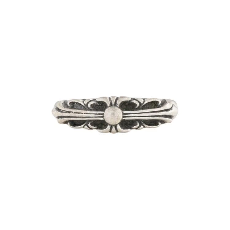 Chrome Hearts Fleur De Lis Band Silver