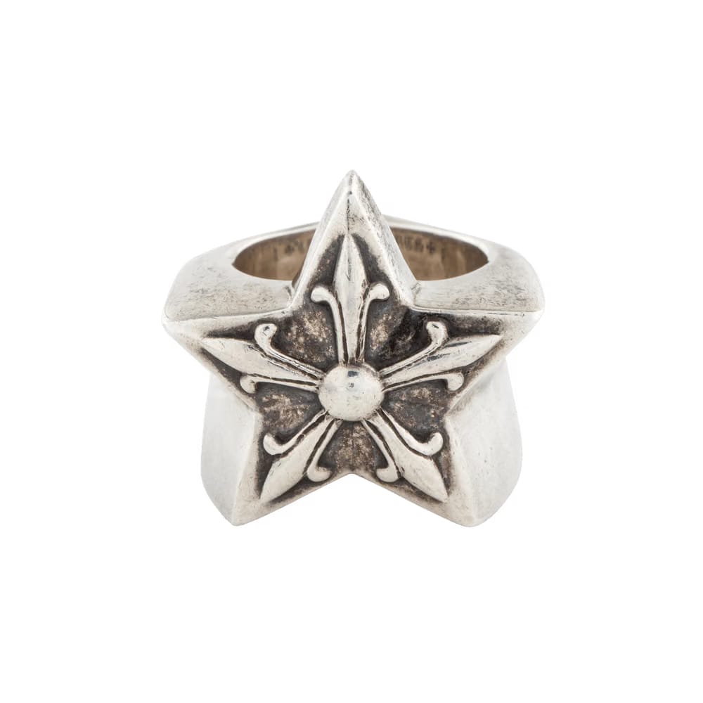 Chrome Hearts Star Ring Silver