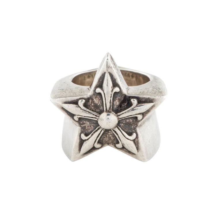Chrome Hearts Star Ring Silver