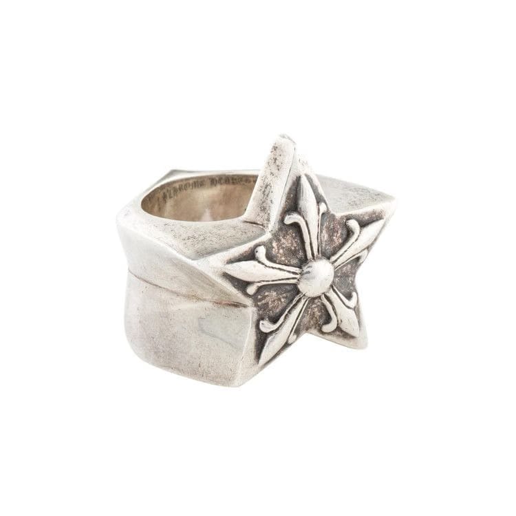 Chrome Hearts Star Ring Silver
