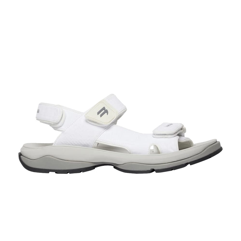 Balenciaga Tourist Sandal White Grey