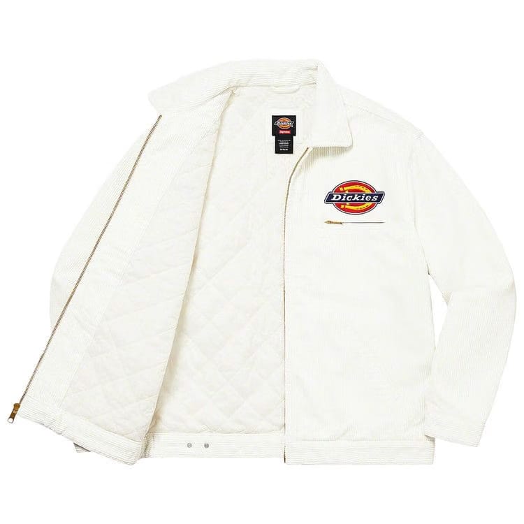 Supreme x Dickies Corduroy Work Jacket White