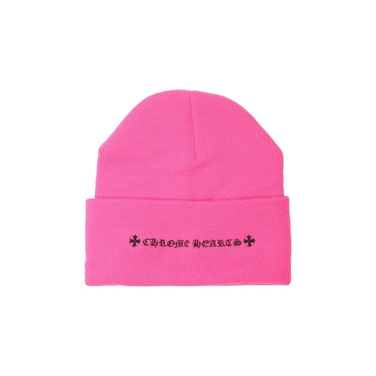 Chrome Hearts Triple Cross Beanie Pink