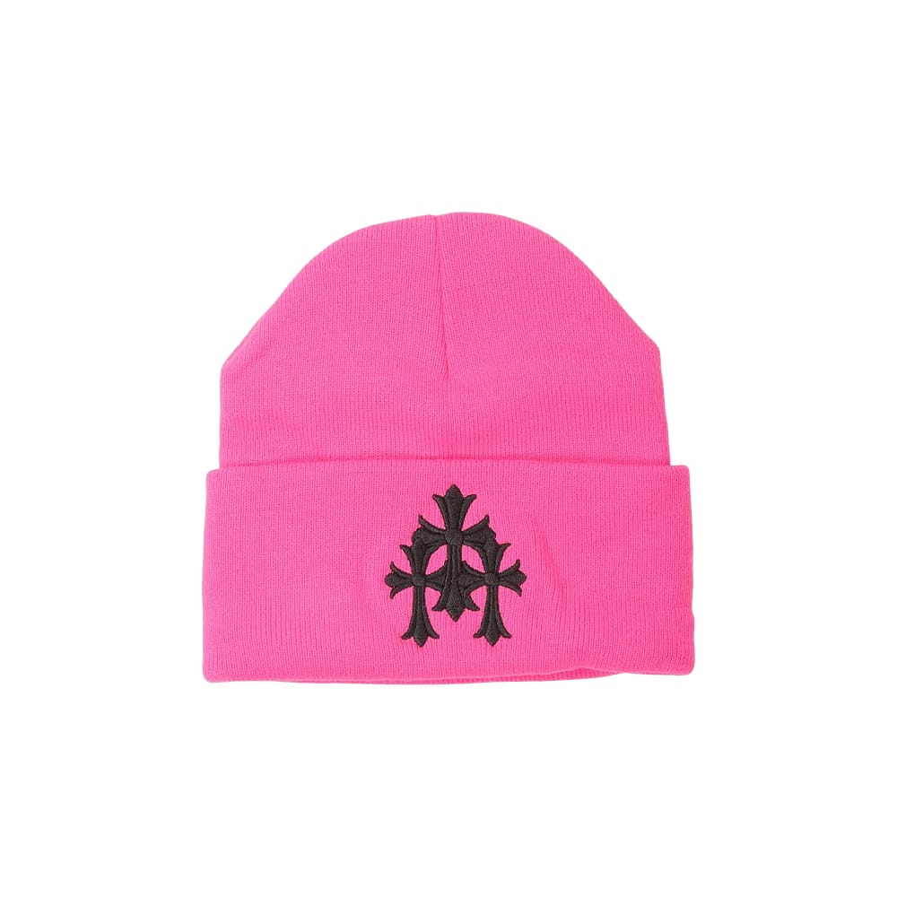 Chrome Hearts Triple Cross Beanie Pink