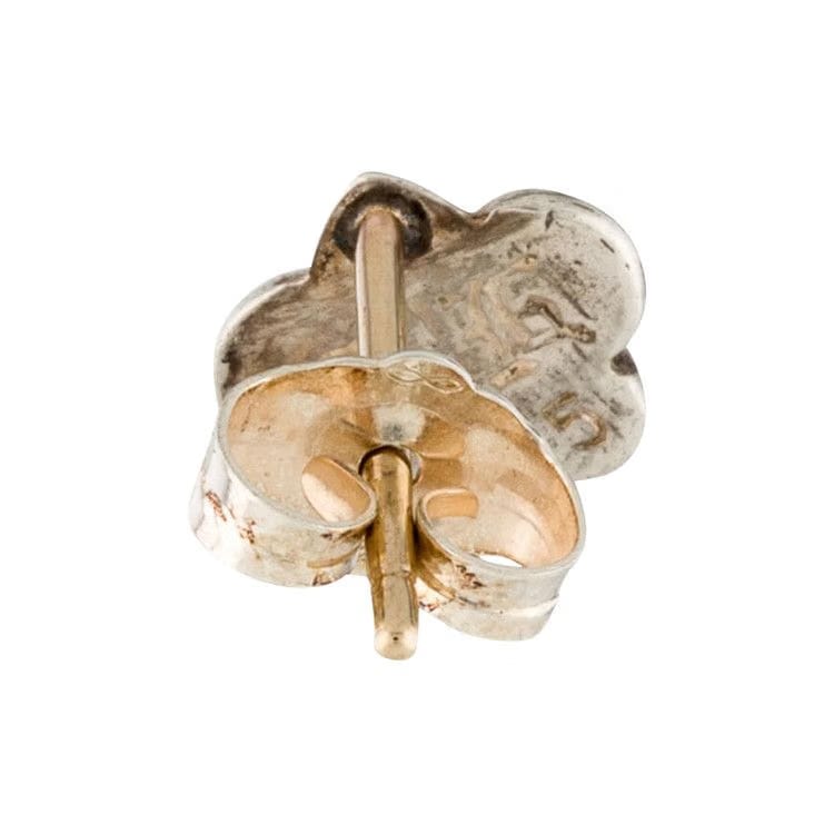 Chrome Hearts Fleur De Lis Stud Earring Gold