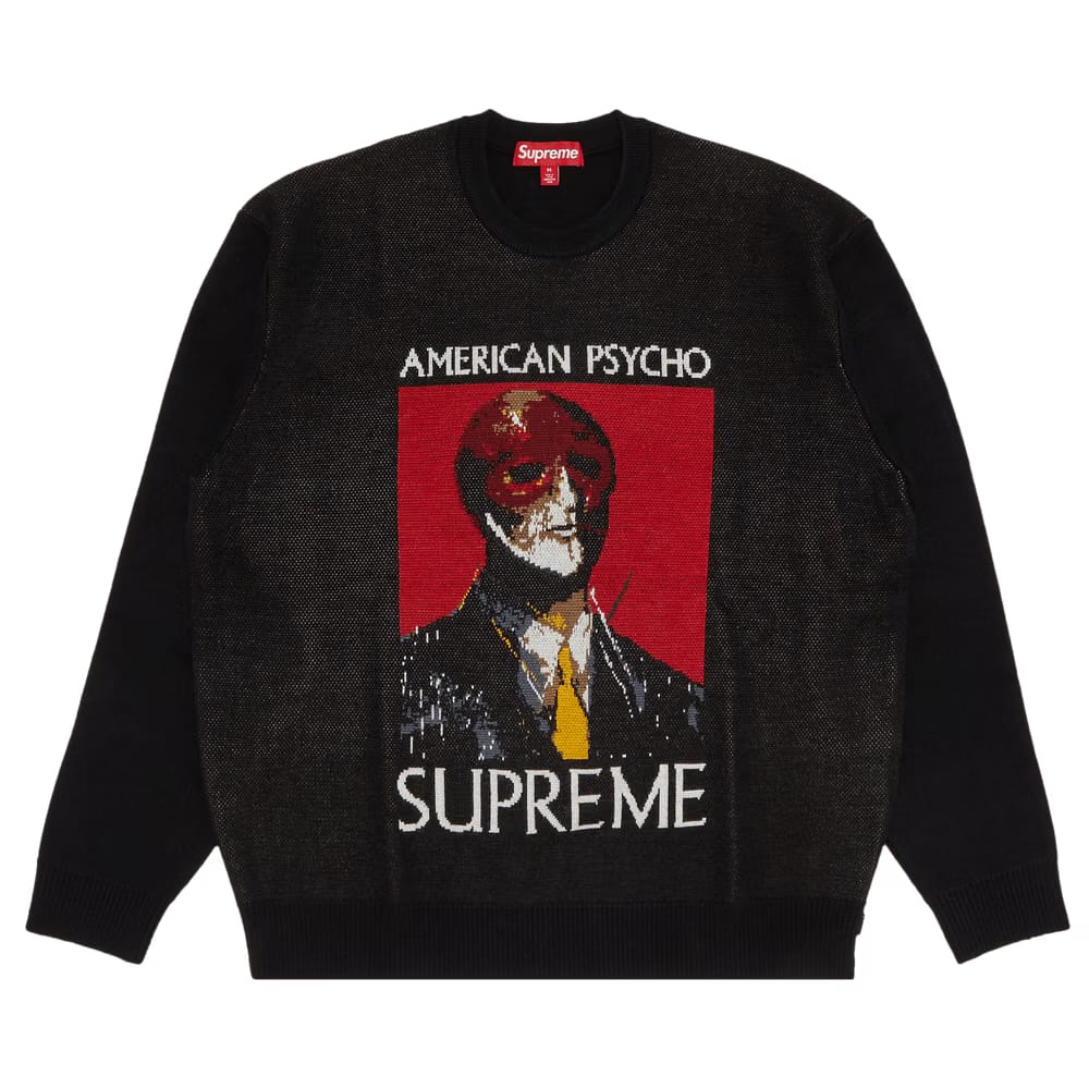 Supreme American Psycho Sweater Black