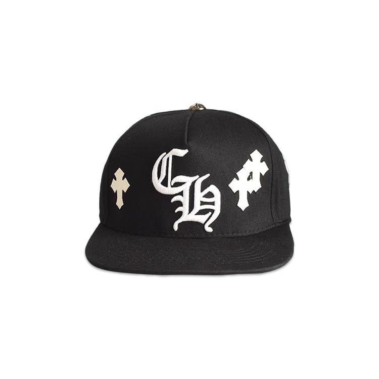Chrome Hearts Cross Patch Baseball Hat Black