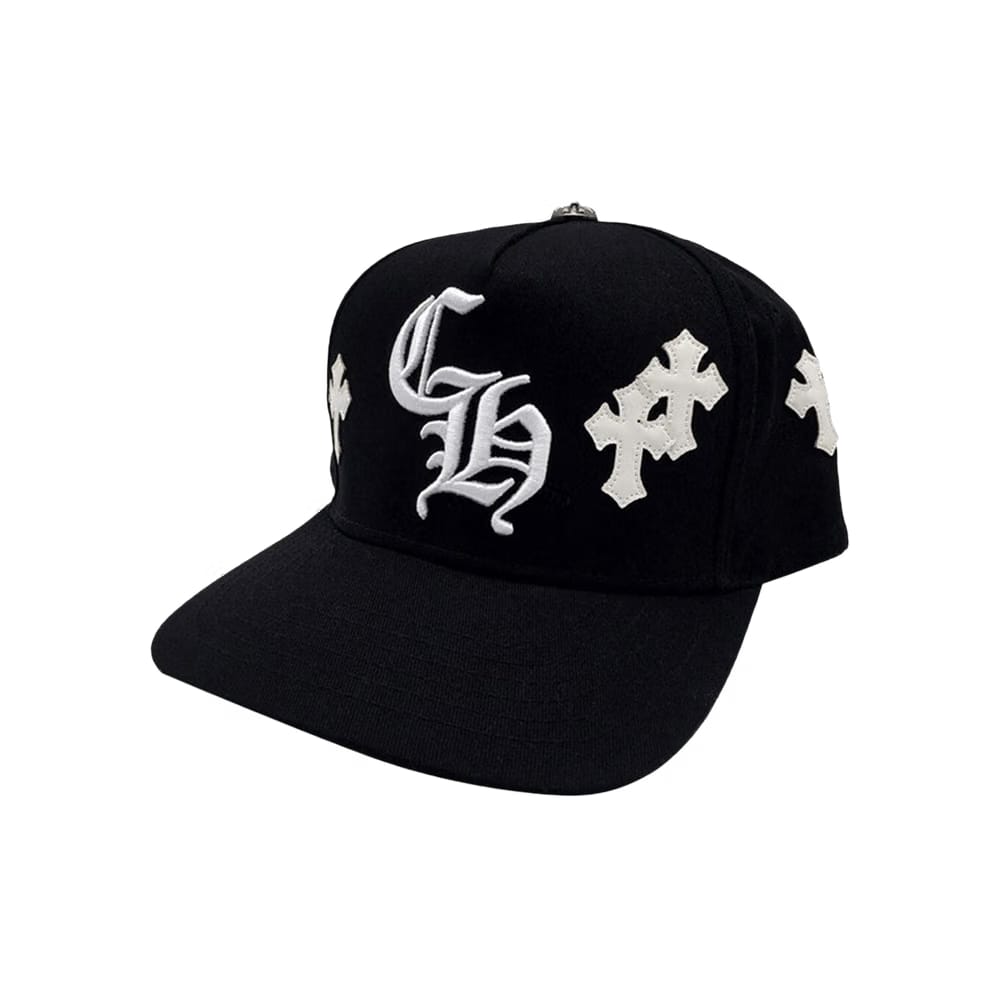 Chrome Hearts Cross Patch Baseball Hat Black