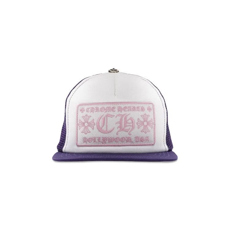 Chrome Hearts CH Hollywood Trucker Hat Purple