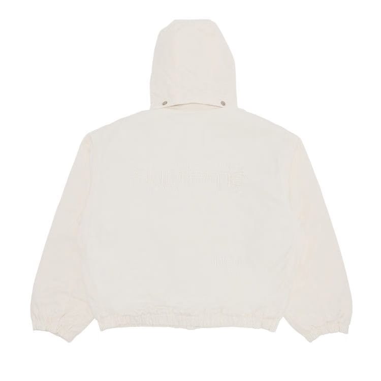 Supreme Faux Shearling Lined Bomber Jacket White